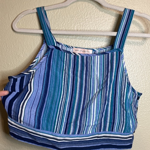 Band of Gypsies Cropped Stripe Tank - Picture 3 of 6